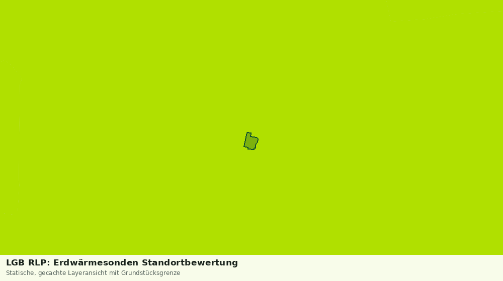 Statische Kartenansicht: LGB RLP: Erdwärmesonden Standortbewertung