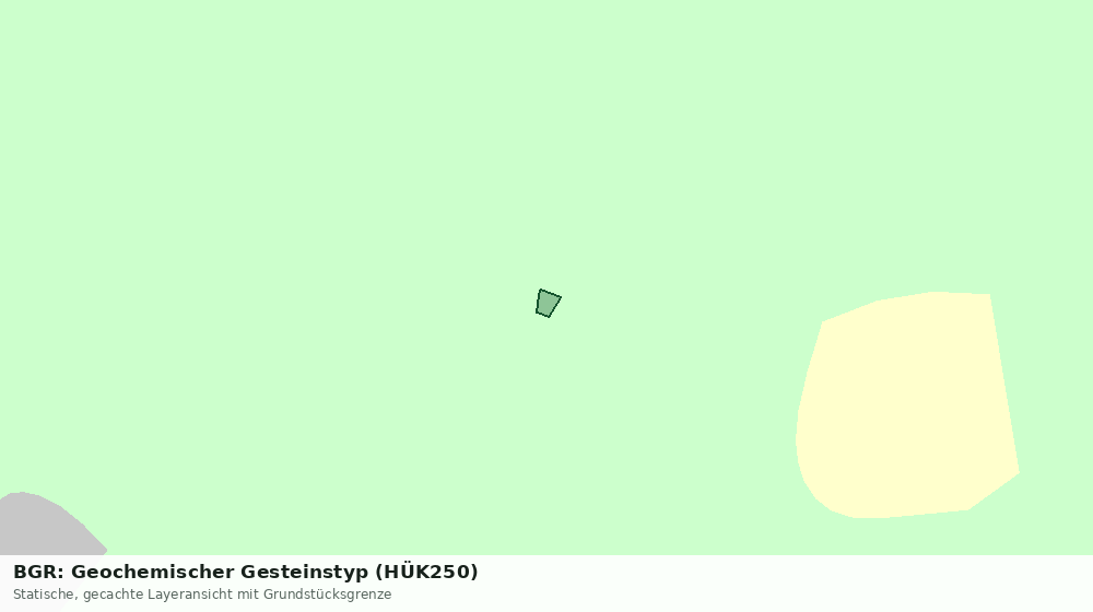 Statische Kartenansicht: BGR: Geochemischer Gesteinstyp (HÜK250)