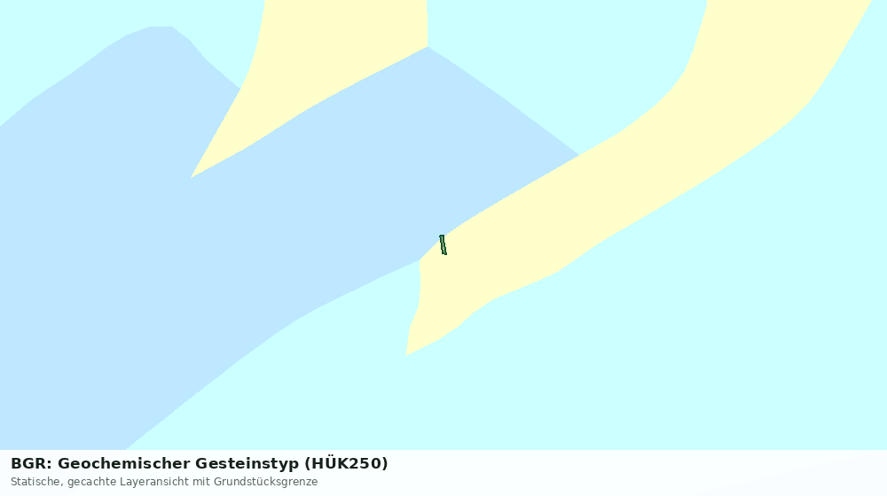 Statische Kartenansicht: BGR: Geochemischer Gesteinstyp (HÜK250)