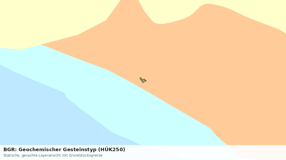 Statische Kartenansicht: BGR: Geochemischer Gesteinstyp (HÜK250)