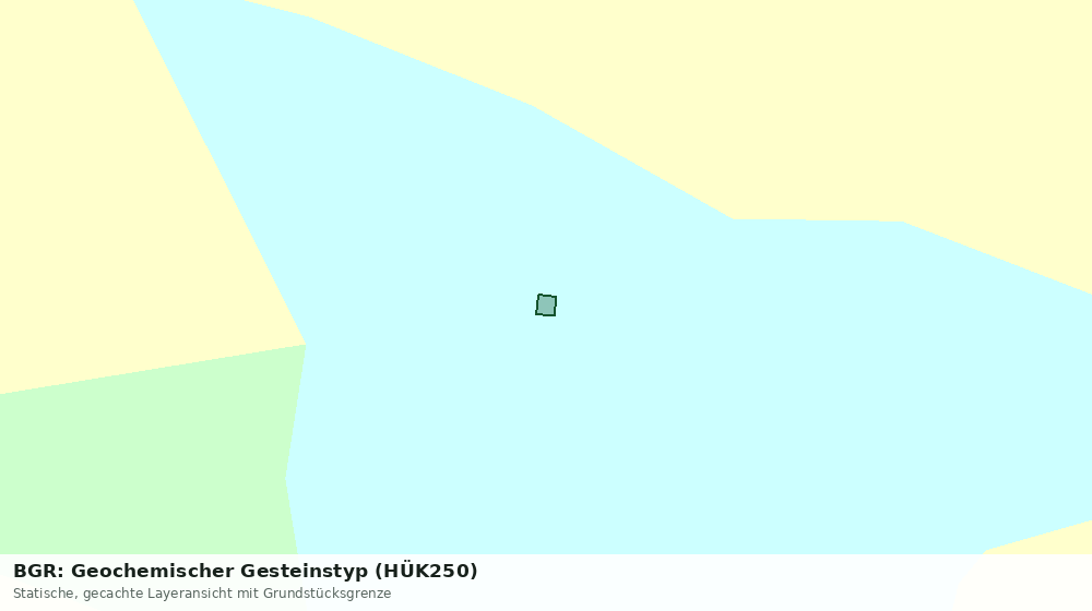 Statische Kartenansicht: BGR: Geochemischer Gesteinstyp (HÜK250)