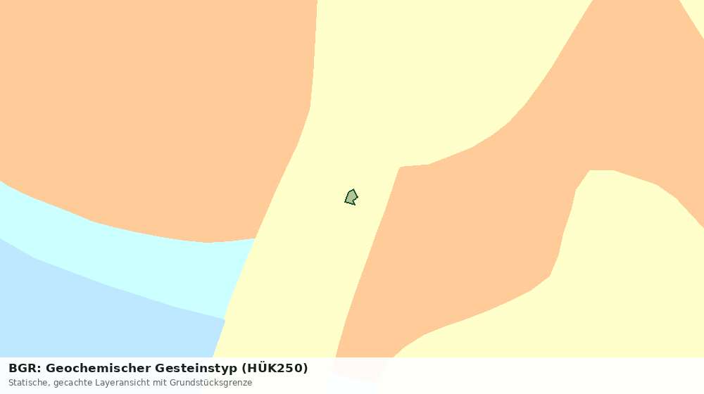 Statische Kartenansicht: BGR: Geochemischer Gesteinstyp (HÜK250)