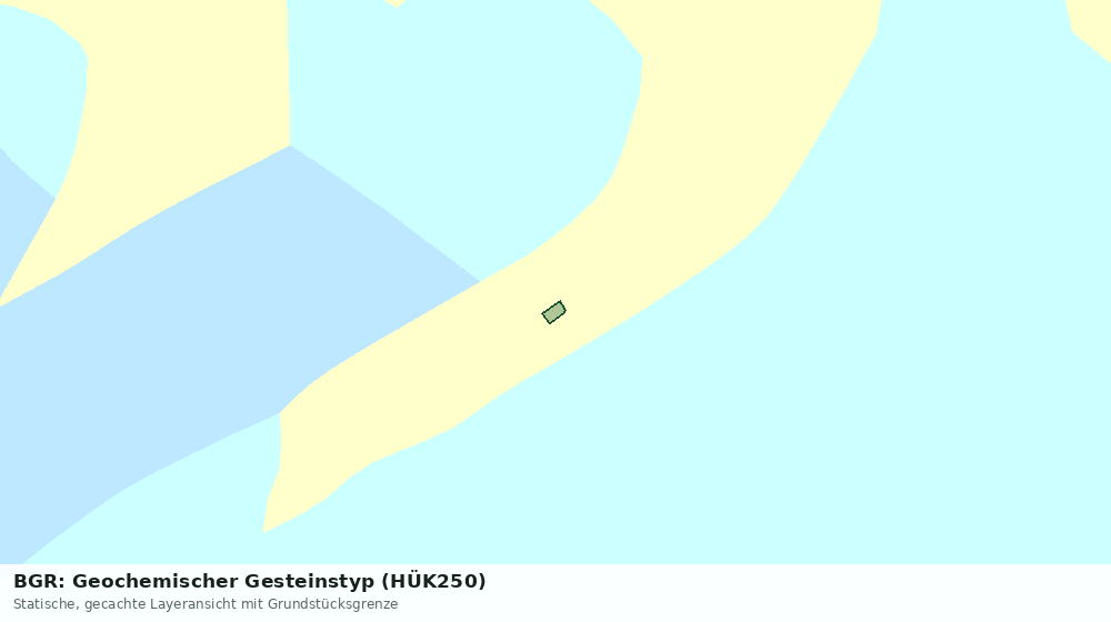 Statische Kartenansicht: BGR: Geochemischer Gesteinstyp (HÜK250)