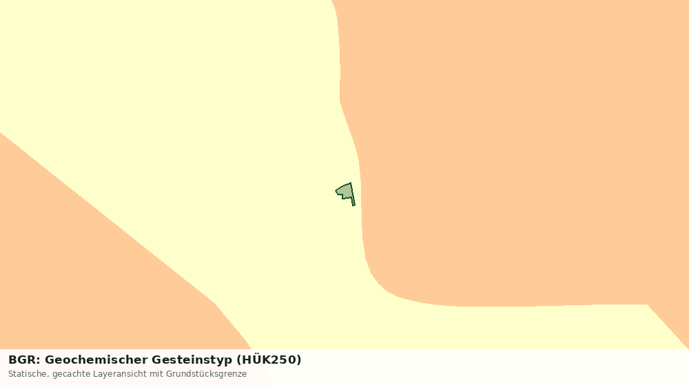 Statische Kartenansicht: BGR: Geochemischer Gesteinstyp (HÜK250)