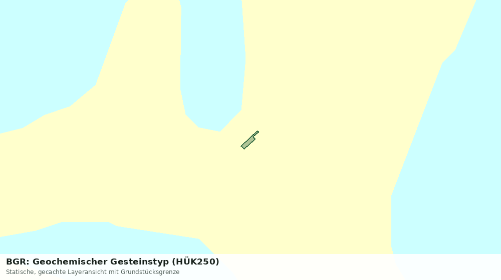 Statische Kartenansicht: BGR: Geochemischer Gesteinstyp (HÜK250)