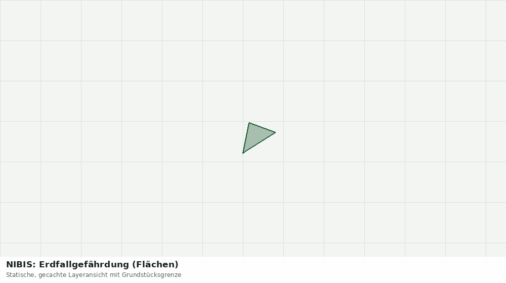 Statische Kartenansicht: NIBIS: Erdfallgefährdung (Flächen)