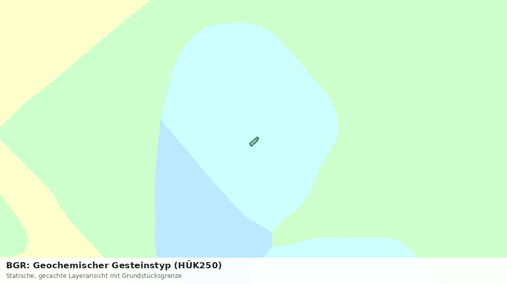 Statische Kartenansicht: BGR: Geochemischer Gesteinstyp (HÜK250)