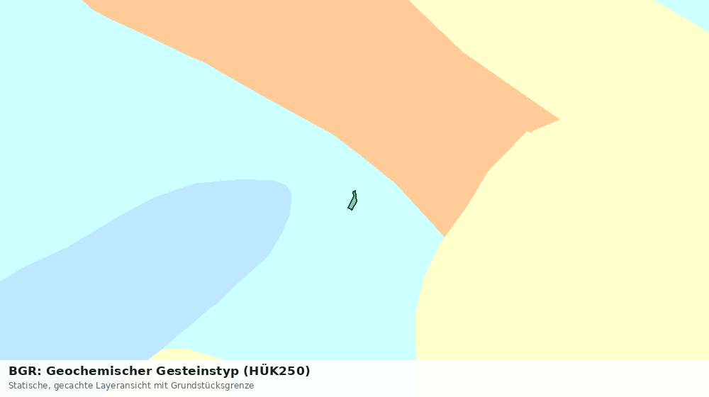 Statische Kartenansicht: BGR: Geochemischer Gesteinstyp (HÜK250)