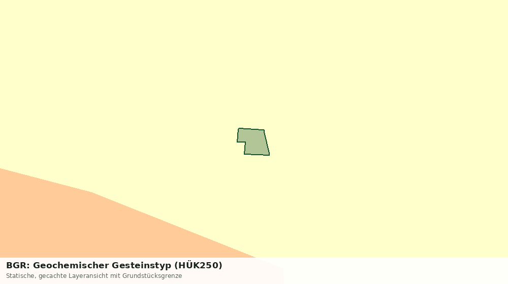 Statische Kartenansicht: BGR: Geochemischer Gesteinstyp (HÜK250)
