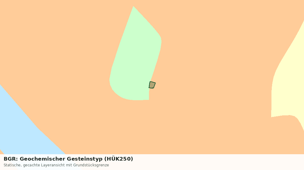 Statische Kartenansicht: BGR: Geochemischer Gesteinstyp (HÜK250)