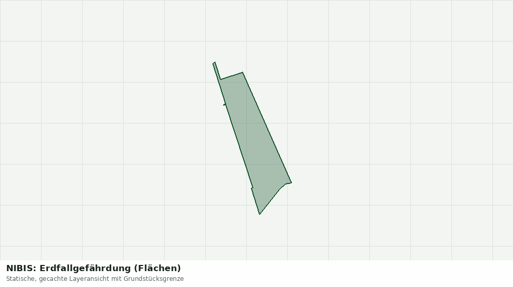Statische Kartenansicht: NIBIS: Erdfallgefährdung (Flächen)