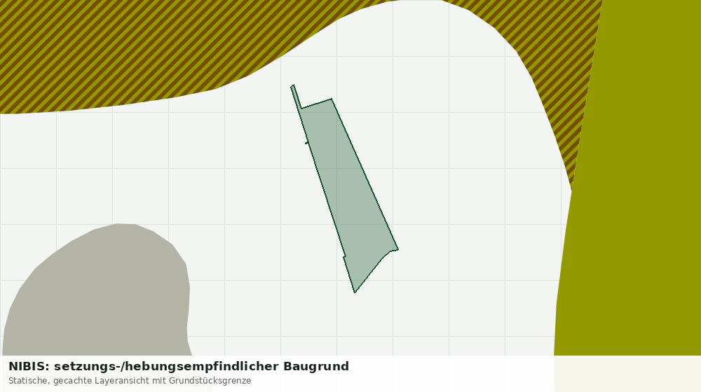 Statische Kartenansicht: NIBIS: setzungs-/hebungsempfindlicher Baugrund
