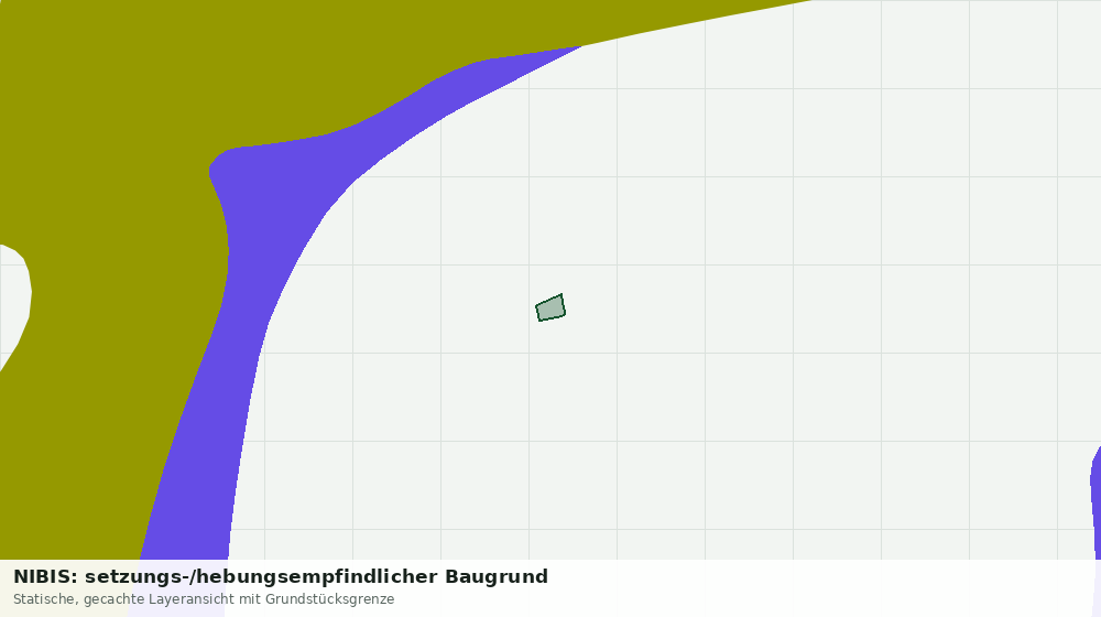 Statische Kartenansicht: NIBIS: setzungs-/hebungsempfindlicher Baugrund