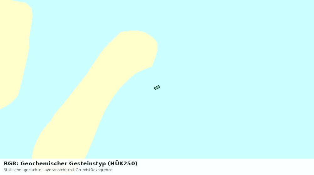 Statische Kartenansicht: BGR: Geochemischer Gesteinstyp (HÜK250)