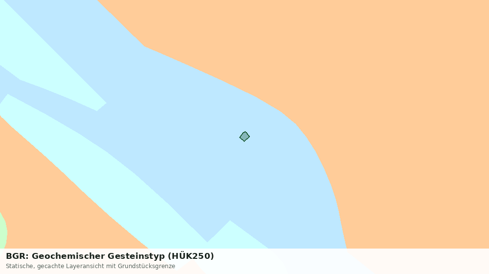 Statische Kartenansicht: BGR: Geochemischer Gesteinstyp (HÜK250)