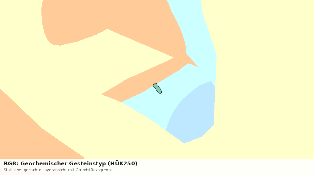 Statische Kartenansicht: BGR: Geochemischer Gesteinstyp (HÜK250)