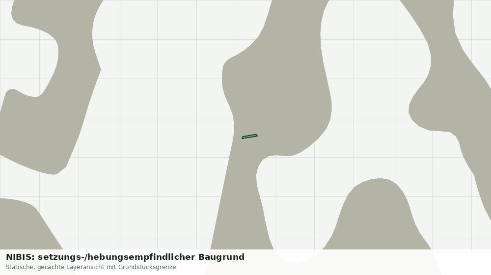 Statische Kartenansicht: NIBIS: setzungs-/hebungsempfindlicher Baugrund