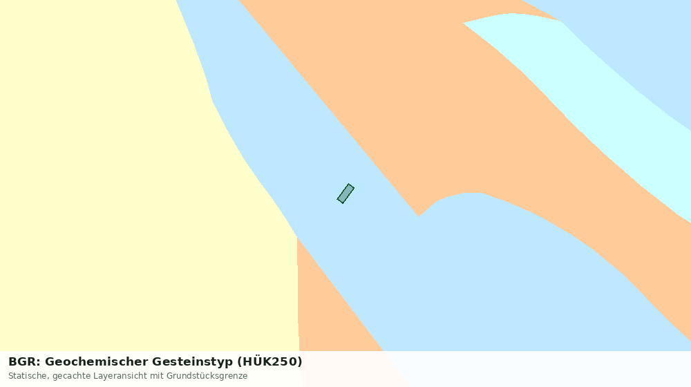 Statische Kartenansicht: BGR: Geochemischer Gesteinstyp (HÜK250)