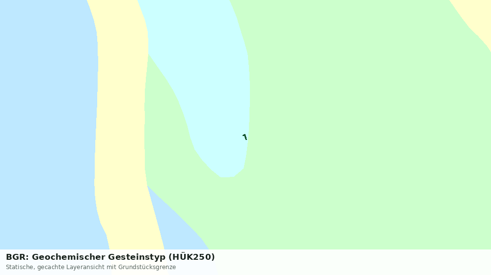 Statische Kartenansicht: BGR: Geochemischer Gesteinstyp (HÜK250)