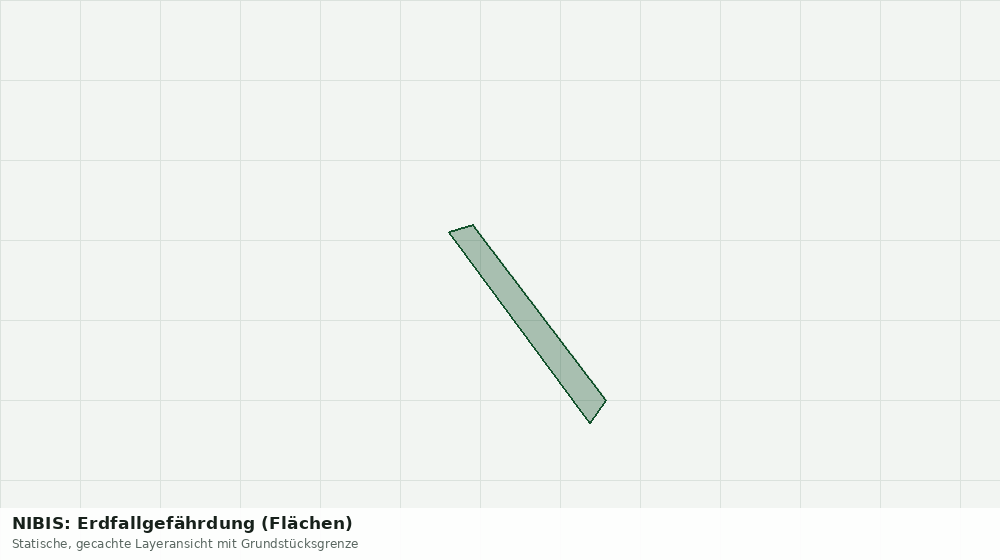 Statische Kartenansicht: NIBIS: Erdfallgefährdung (Flächen)