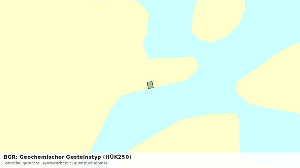Statische Kartenansicht: BGR: Geochemischer Gesteinstyp (HÜK250)