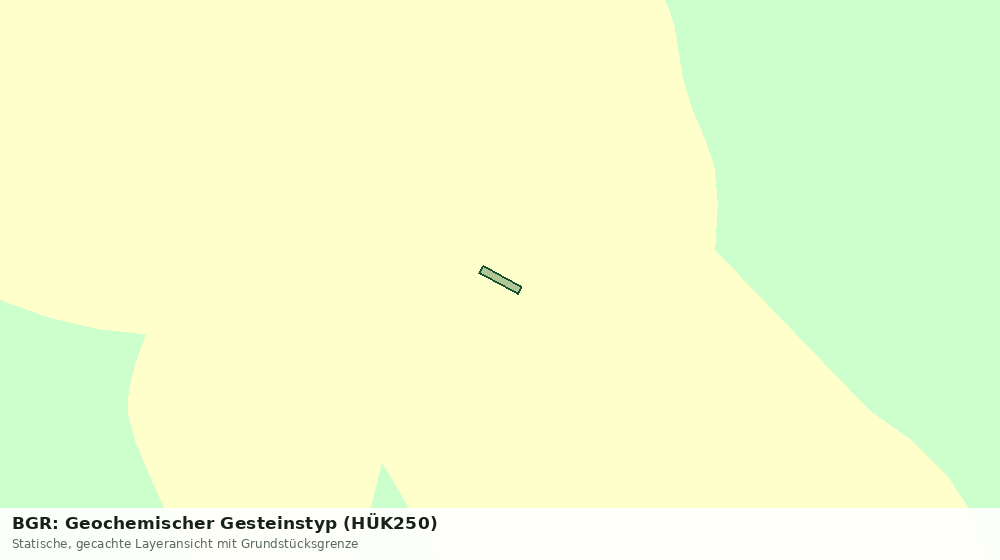 Statische Kartenansicht: BGR: Geochemischer Gesteinstyp (HÜK250)