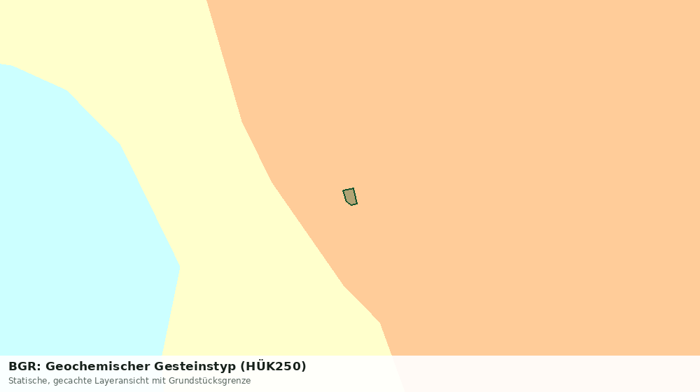 Statische Kartenansicht: BGR: Geochemischer Gesteinstyp (HÜK250)