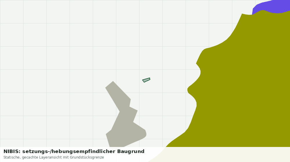 Statische Kartenansicht: NIBIS: setzungs-/hebungsempfindlicher Baugrund