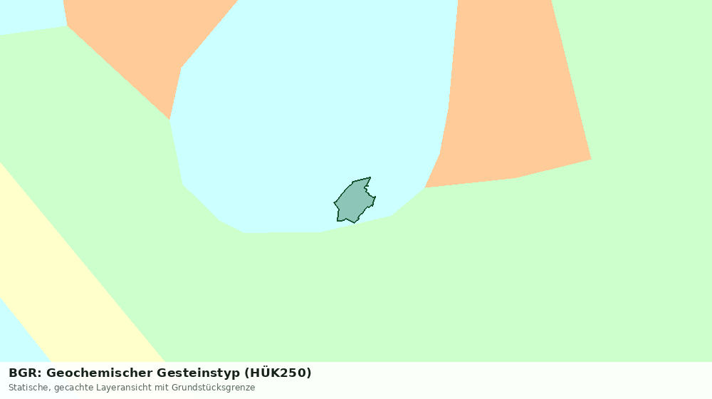 Statische Kartenansicht: BGR: Geochemischer Gesteinstyp (HÜK250)