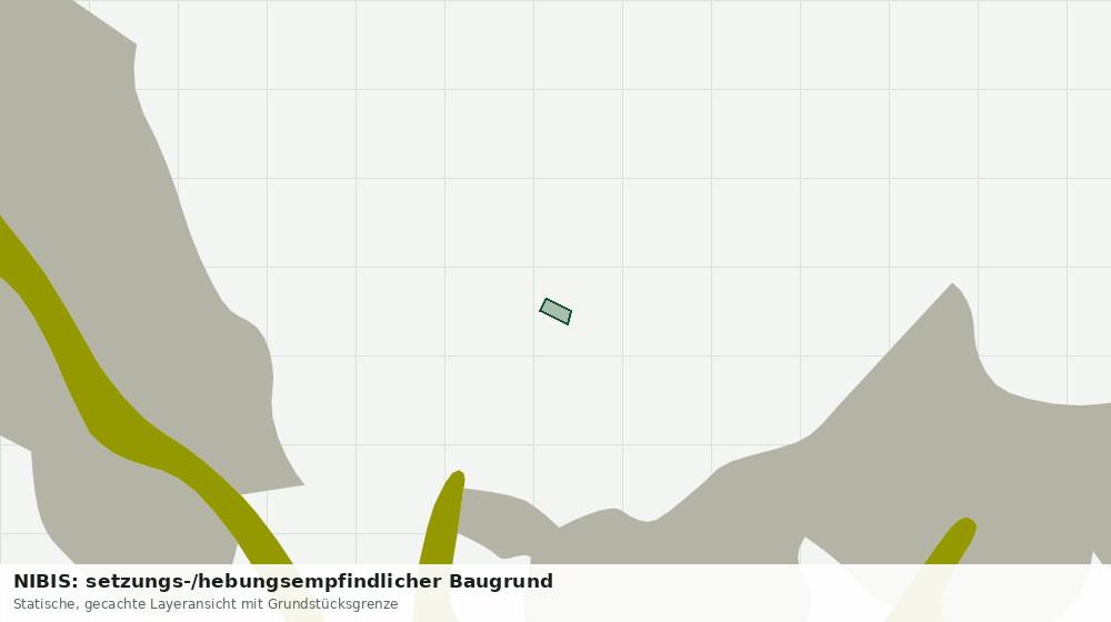 Statische Kartenansicht: NIBIS: setzungs-/hebungsempfindlicher Baugrund