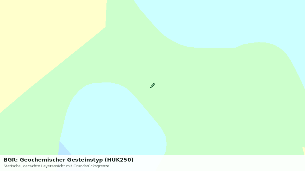 Statische Kartenansicht: BGR: Geochemischer Gesteinstyp (HÜK250)