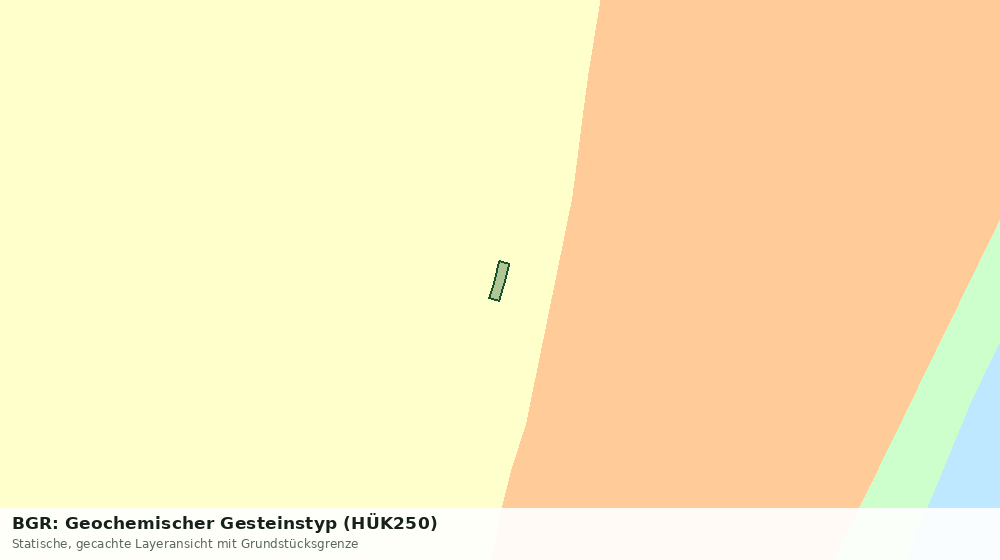 Statische Kartenansicht: BGR: Geochemischer Gesteinstyp (HÜK250)