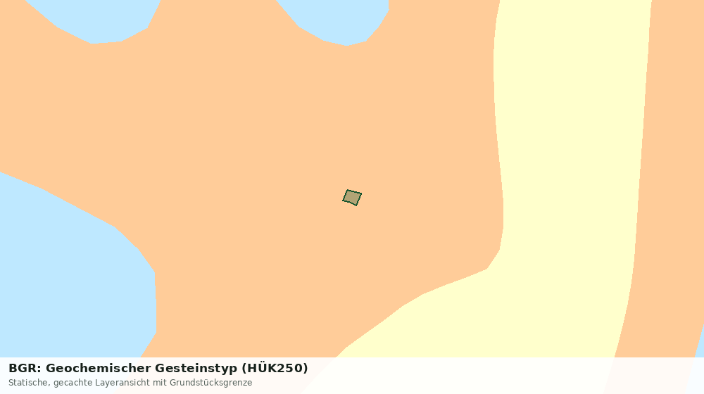 Statische Kartenansicht: BGR: Geochemischer Gesteinstyp (HÜK250)