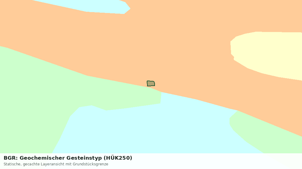 Statische Kartenansicht: BGR: Geochemischer Gesteinstyp (HÜK250)
