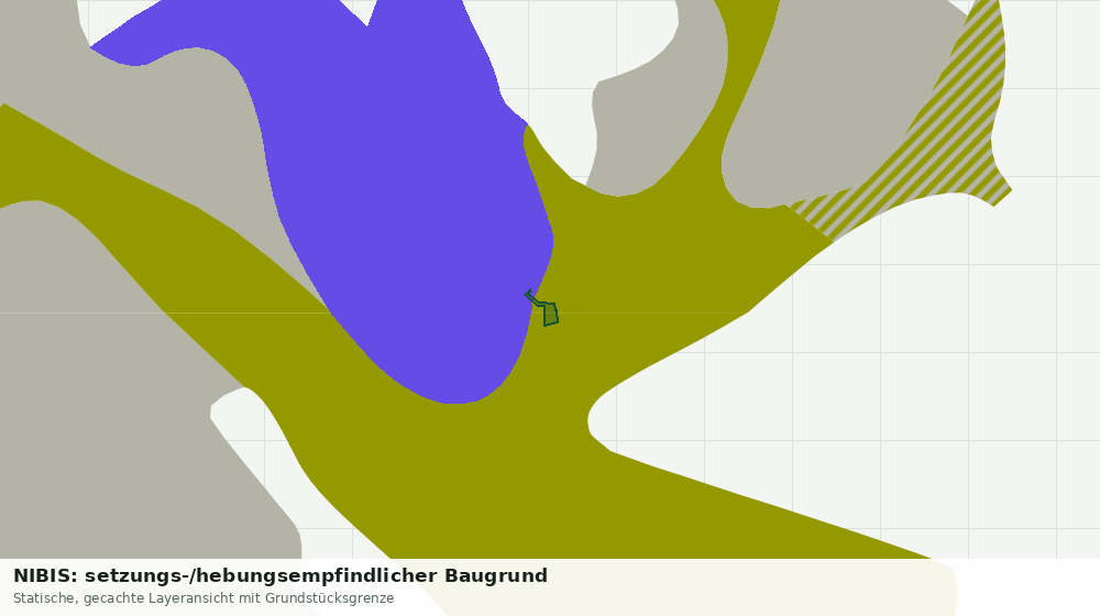 Statische Kartenansicht: NIBIS: setzungs-/hebungsempfindlicher Baugrund