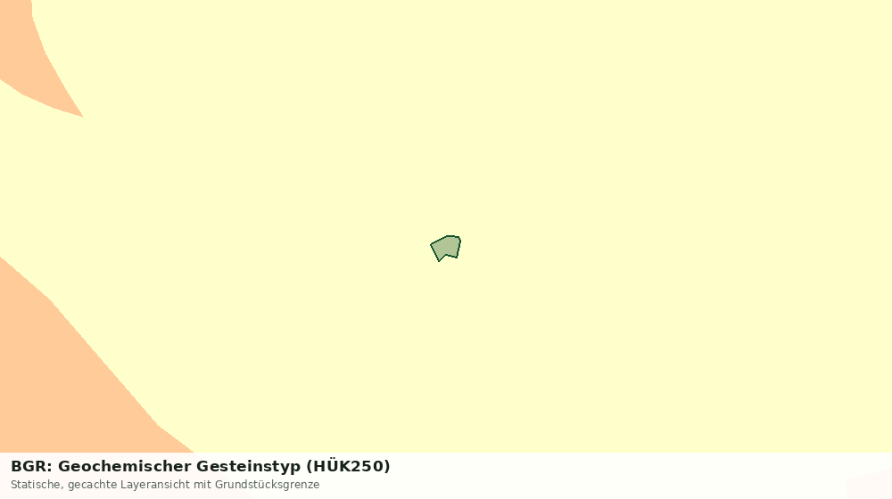 Statische Kartenansicht: BGR: Geochemischer Gesteinstyp (HÜK250)
