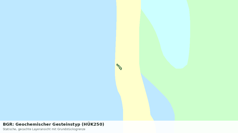 Statische Kartenansicht: BGR: Geochemischer Gesteinstyp (HÜK250)