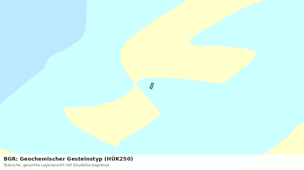Statische Kartenansicht: BGR: Geochemischer Gesteinstyp (HÜK250)