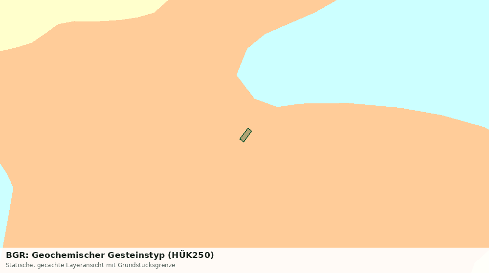 Statische Kartenansicht: BGR: Geochemischer Gesteinstyp (HÜK250)