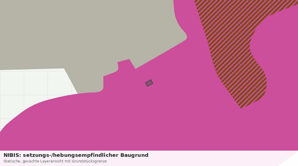 Statische Kartenansicht: NIBIS: setzungs-/hebungsempfindlicher Baugrund