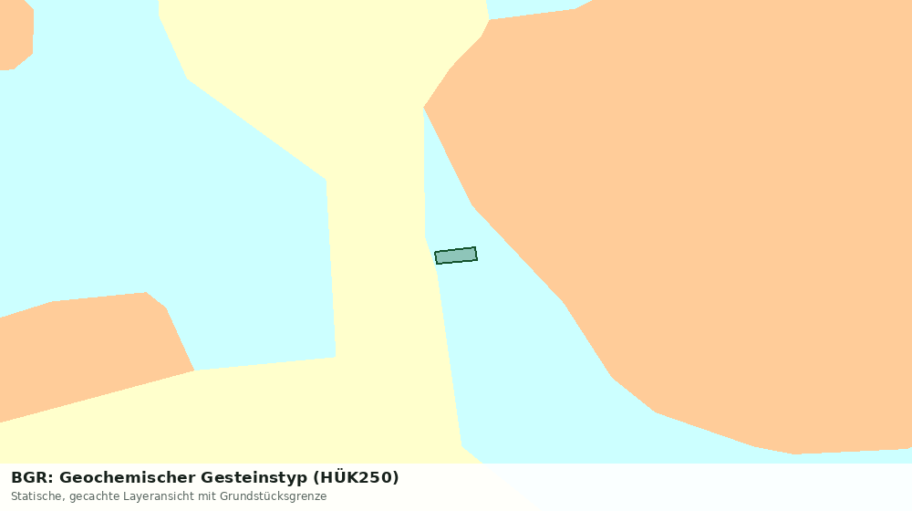 Statische Kartenansicht: BGR: Geochemischer Gesteinstyp (HÜK250)