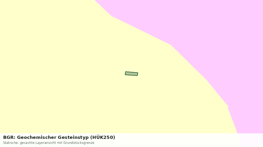 Statische Kartenansicht: BGR: Geochemischer Gesteinstyp (HÜK250)