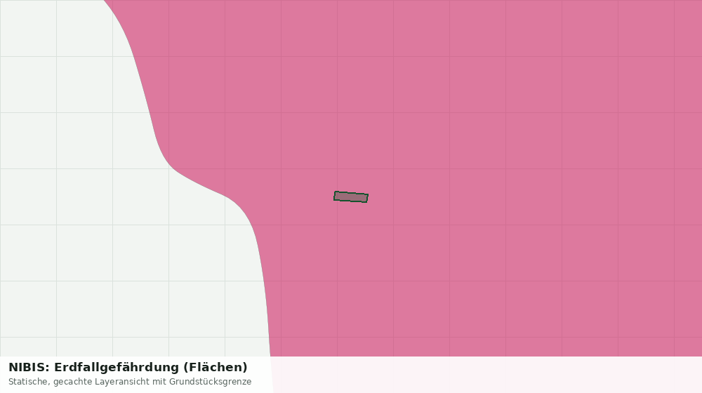 Statische Kartenansicht: NIBIS: Erdfallgefährdung (Flächen)
