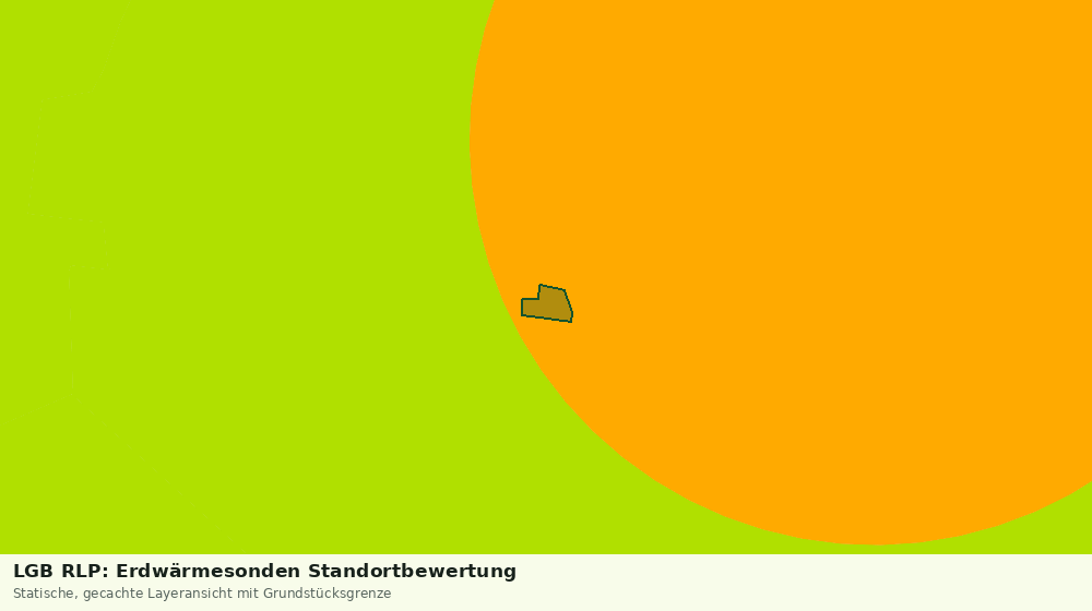 Statische Kartenansicht: LGB RLP: Erdwärmesonden Standortbewertung