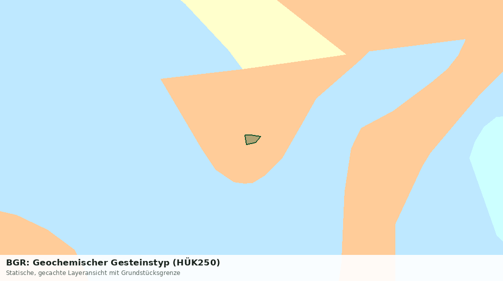 Statische Kartenansicht: BGR: Geochemischer Gesteinstyp (HÜK250)