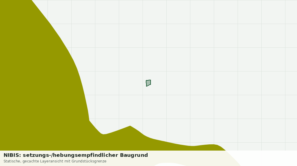 Statische Kartenansicht: NIBIS: setzungs-/hebungsempfindlicher Baugrund