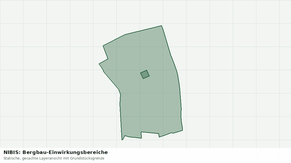 Statische Kartenansicht: NIBIS: Bergbau-Einwirkungsbereiche