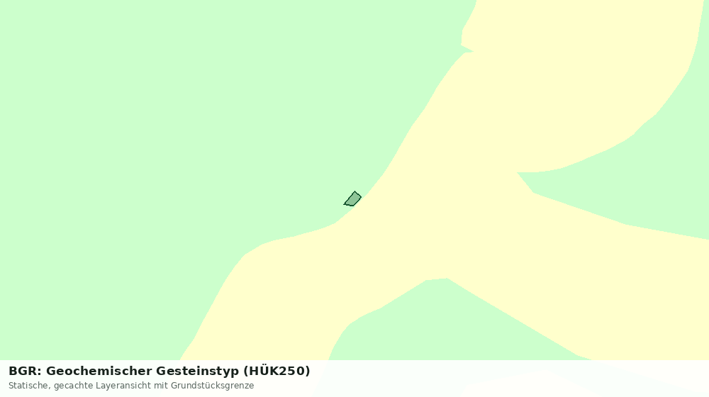 Statische Kartenansicht: BGR: Geochemischer Gesteinstyp (HÜK250)