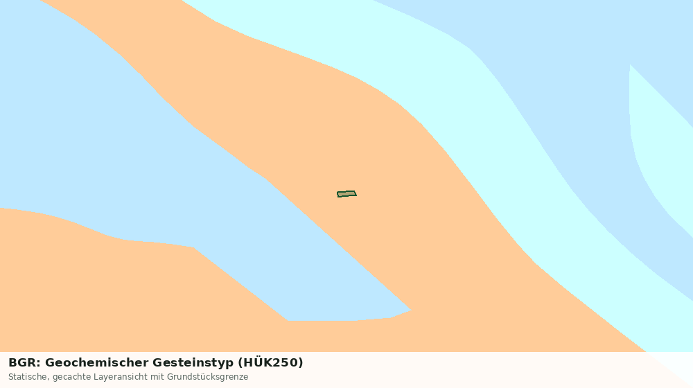 Statische Kartenansicht: BGR: Geochemischer Gesteinstyp (HÜK250)