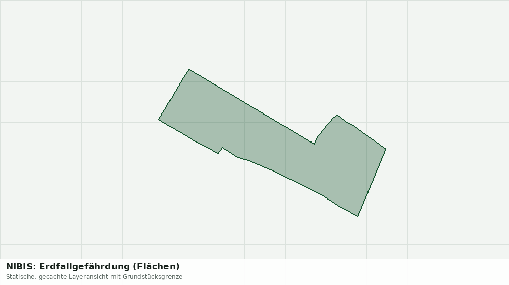 Statische Kartenansicht: NIBIS: Erdfallgefährdung (Flächen)